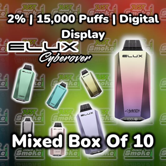 Elux Cyberover 15,000 Mixed Box Of 10