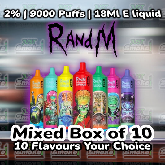 RandM Tornado 9000 Mixed Box Of 10