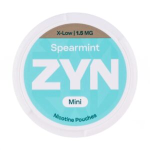 Spearmint Mini X-Low Nicotine Pouches by Zyn