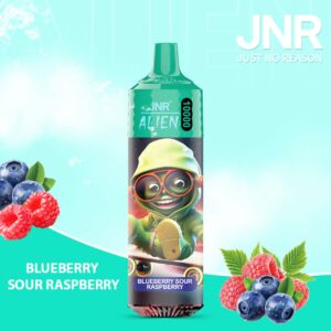 JNR Alien Blueberry Sour Raspberry: Fruity acid explosion with 10,000 puffs