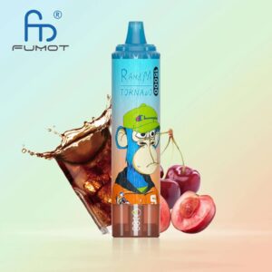 RandM Tornado 15000 Cherry Cola | 15k Tornado Best E-cigarette Without Nicotine Disposable